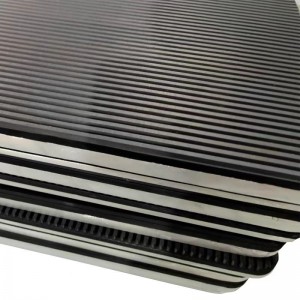 Xenâng bằng hợp kimnhôm đen tấm cao su